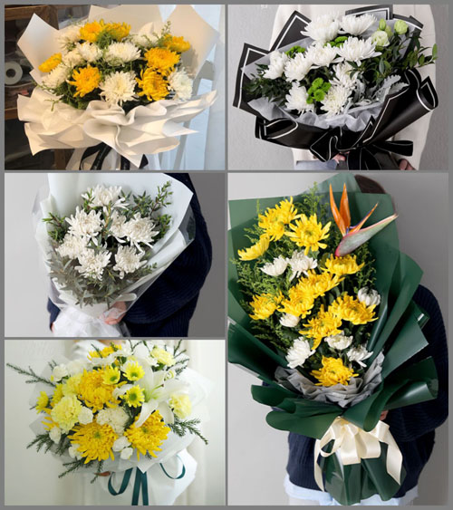 河南洛阳宜阳县高村乡白事花束代送
